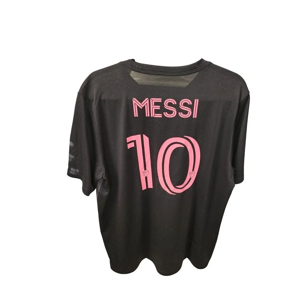 NWT Lionel Messi Jersey Men's Inter Miami CF Black Pink 2024 Adidas‎ MLS, Large - Picture 3 of 8